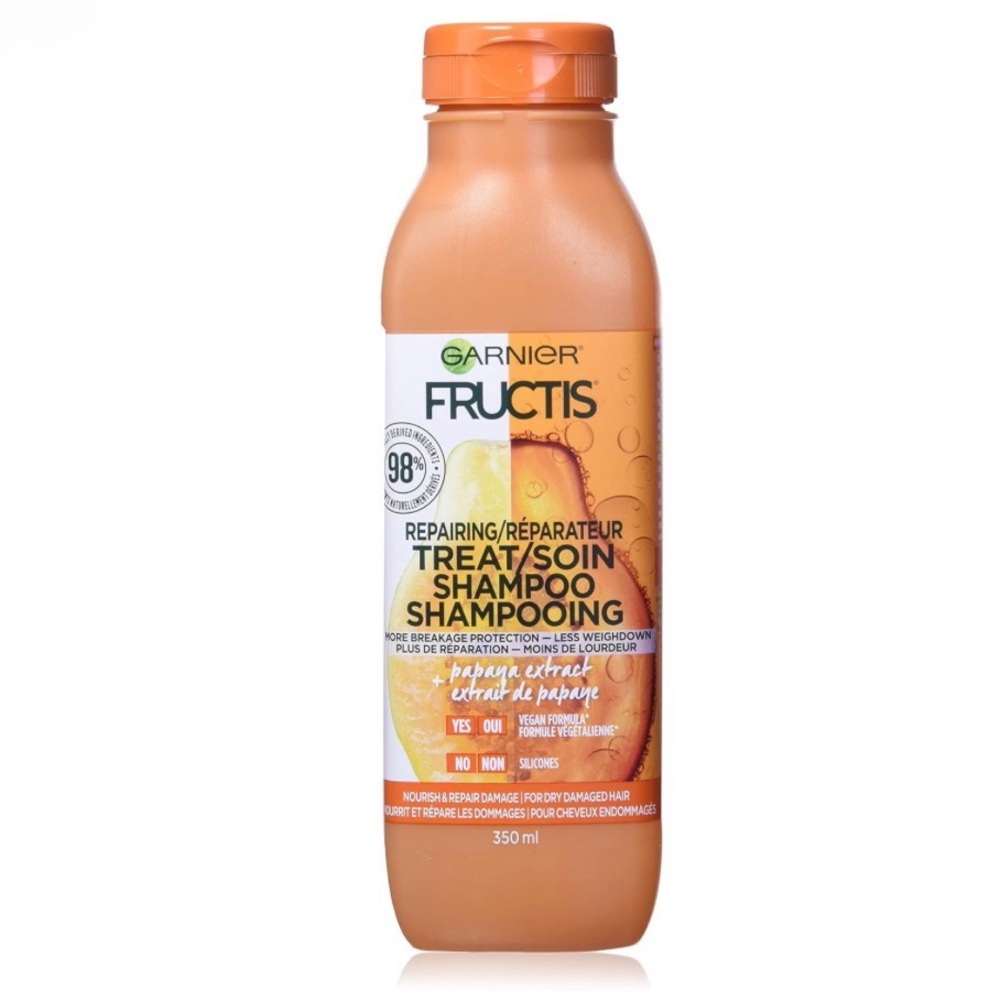 NEW/DISCONTINUED✨ Garnier Fructis Damage Repairing Treat Shampoo Papaya 350 ml